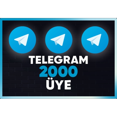  ⚡  GARANTİLİ  TELEGRAM 2000 ÜYE ⚡